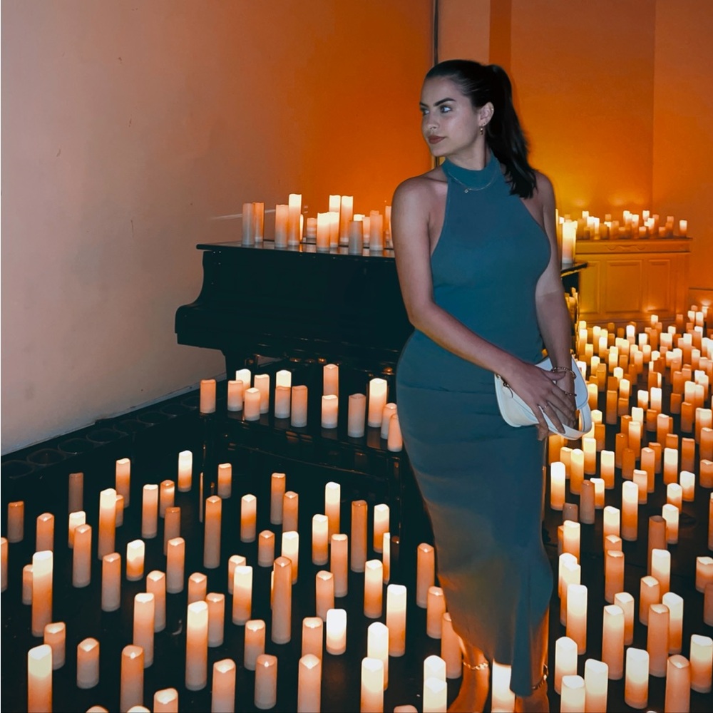 Elegant slit dress